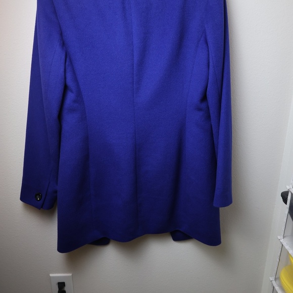 Dana Buchman Royal Blue Cashmere Blend Blazer Coat - Picture 8 of 8